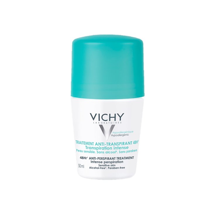 Vichy Deodorante anti-traspirante 48H - Per pelle sensibile Roll-on 50 ml efficace per 48 ore