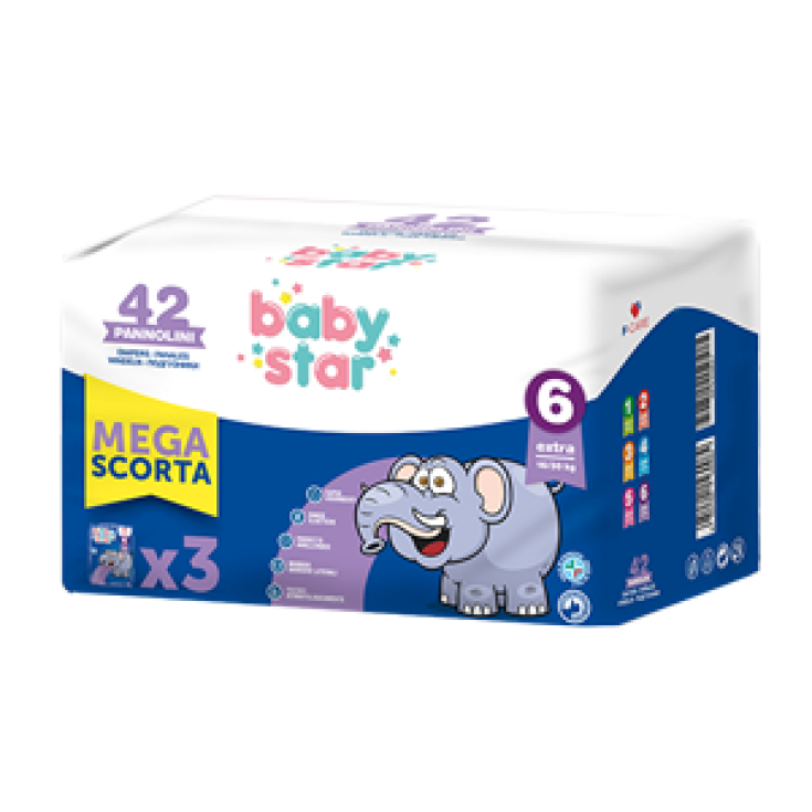 Pannolini Taglia 6 Baby Star 42 Pezzi