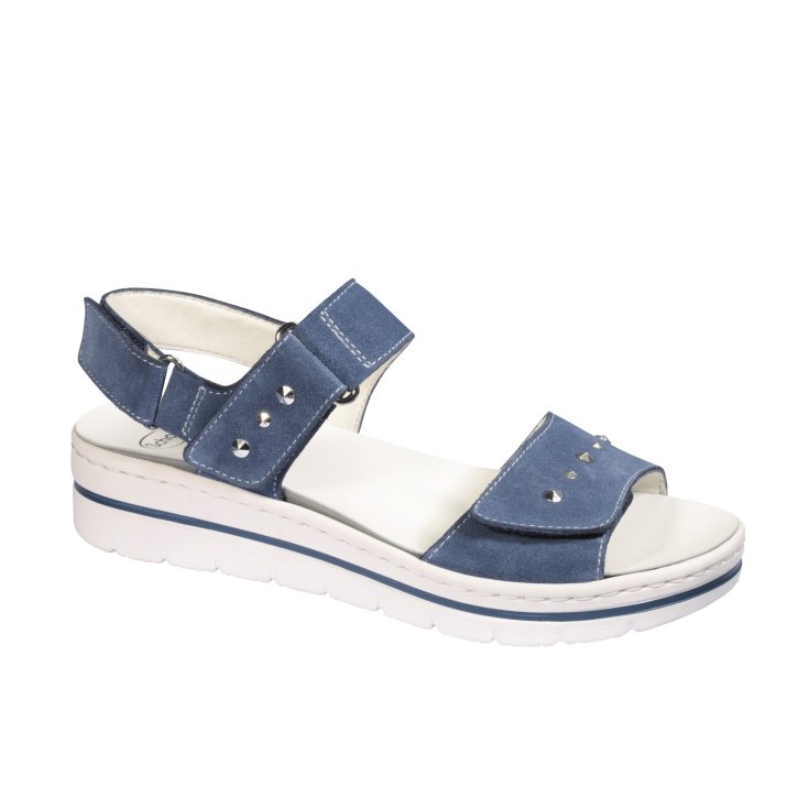 Valentina Scholl&reg; Sandalo Donna Memory Cushion&reg; Azzurro Misura 38