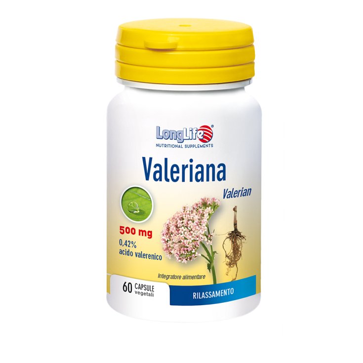 Valeriana 500mg LongLife 60 Capsule Vegetali