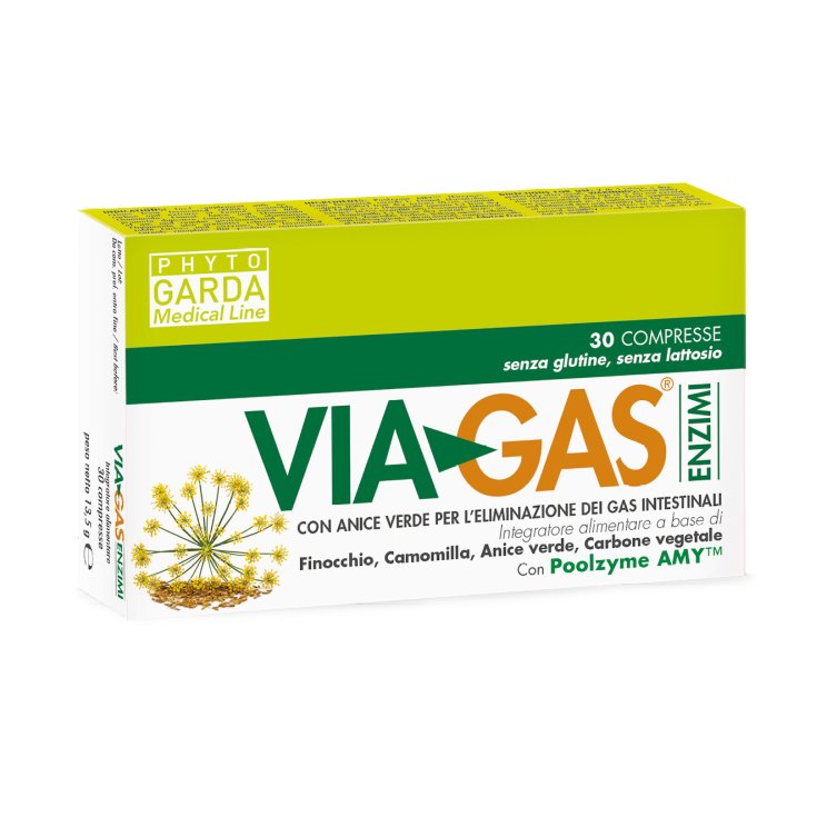 Via Gas Enzimi Phyto Garda 30 Compresse