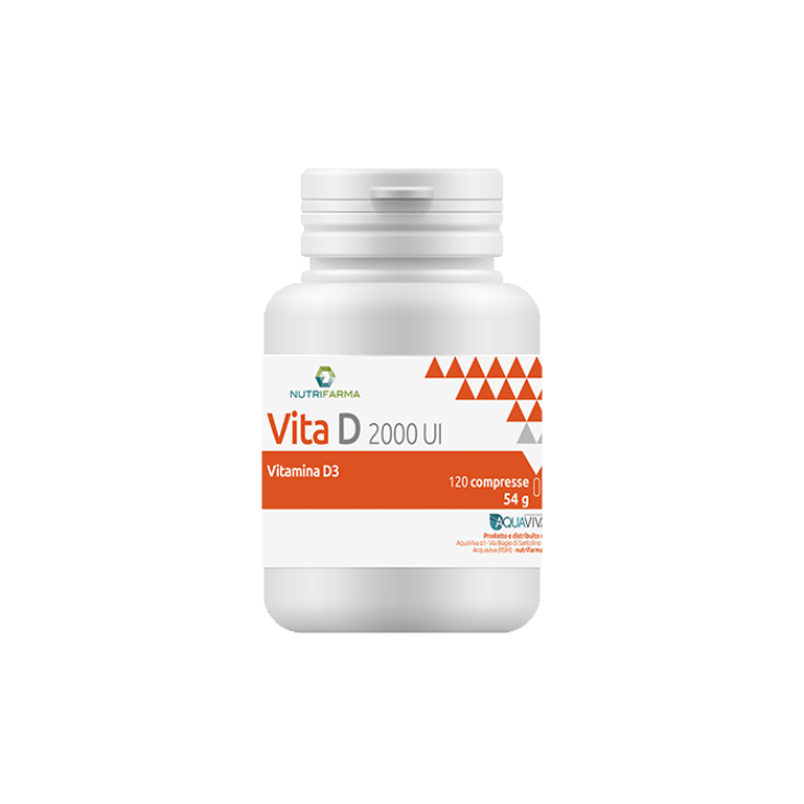 Vita D 2000 UI NutriFarma by Aqua Viva 120 Compresse