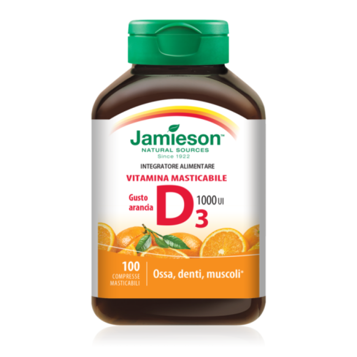 Vitamina D Masticabile Jamieson 100 Compresse