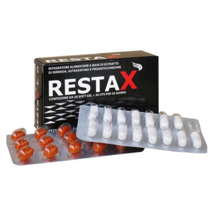 Wikenfarma Restax Integratore Alimentare 30 Capsule + 30 Softgel