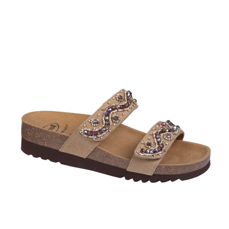 Zafirah 2.0 Scholl&reg; Sandalo Donna Bioprint&reg; Beige Misura 37