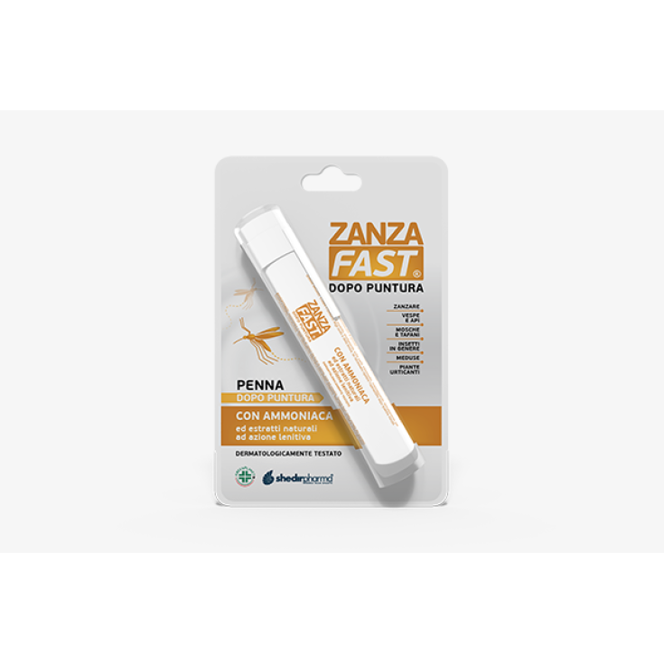 ZanzaFast&reg; Dopo Puntura ShedirPharma&reg; 1 Penna Con Ammoniaca 12ml