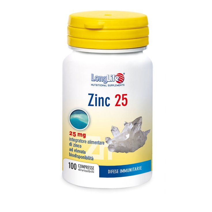 Zinc 25 LongLife 100 Compresse Divisibili