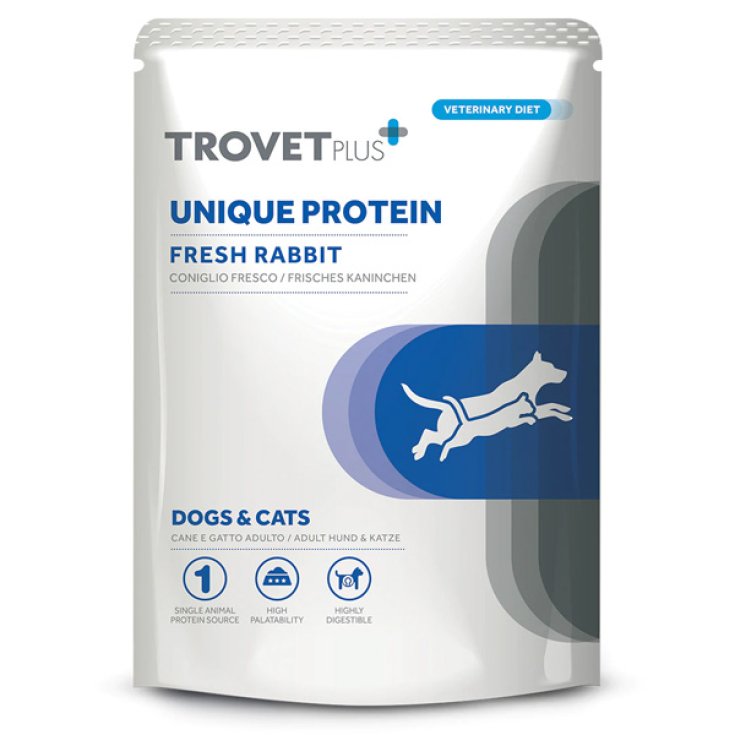 Plus Dog Adult Unique Protein Coniglio Fresco - 100GR