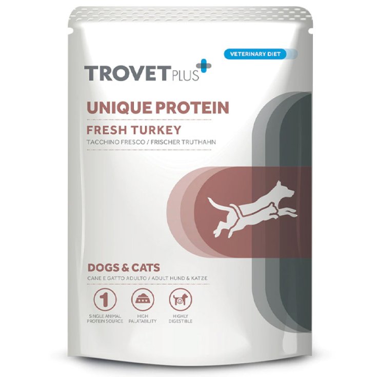 Plus Dog Adult Unique Protein Tacchino Fresco - 100GR