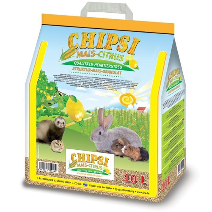 Chipsi Mais Citrus - lettiera per animali roditori e uccelli -