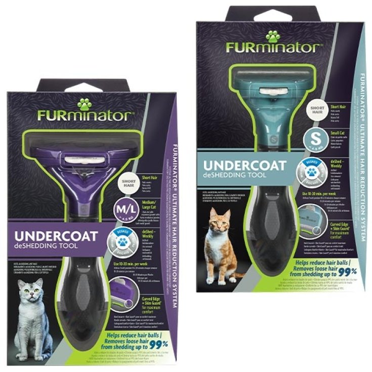 Short Hair deShedding per Gatti a Pelo Corto - Pelo Corto - Small