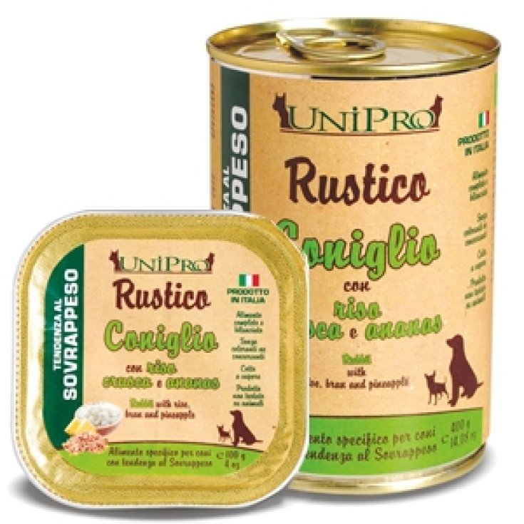 Rustico Coniglio con Riso, Crusca e Ananas - 100GR