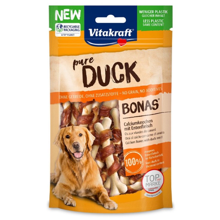 Dog Snack Duck Bonas Ossi di Calcio con Anatra - 80GR