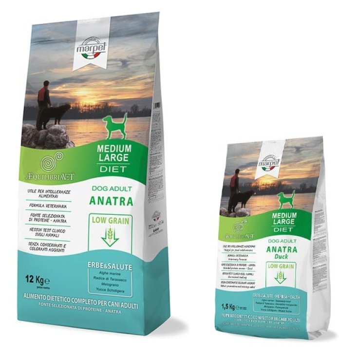 Equilibria Low Grain 100%  Anatra - 1,50KG - Medium & Large