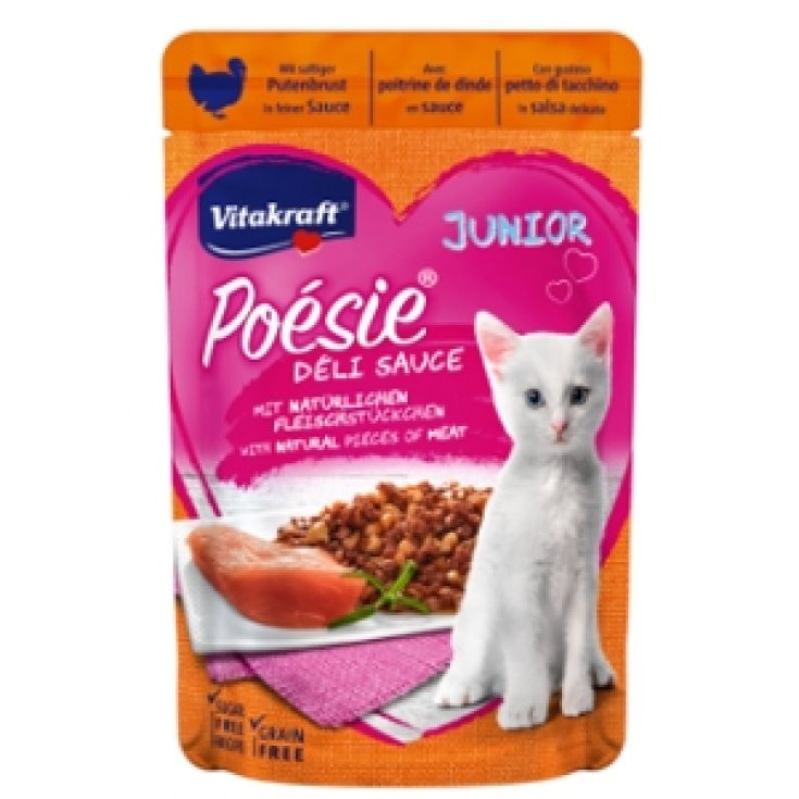 Po&egrave;sie Deli Sauce Junior con Petto di Tacchino - 85GR