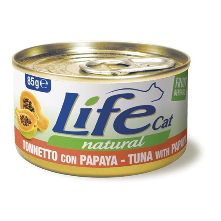 Life Cat Natural Tonnetto con Papaya - 85GR