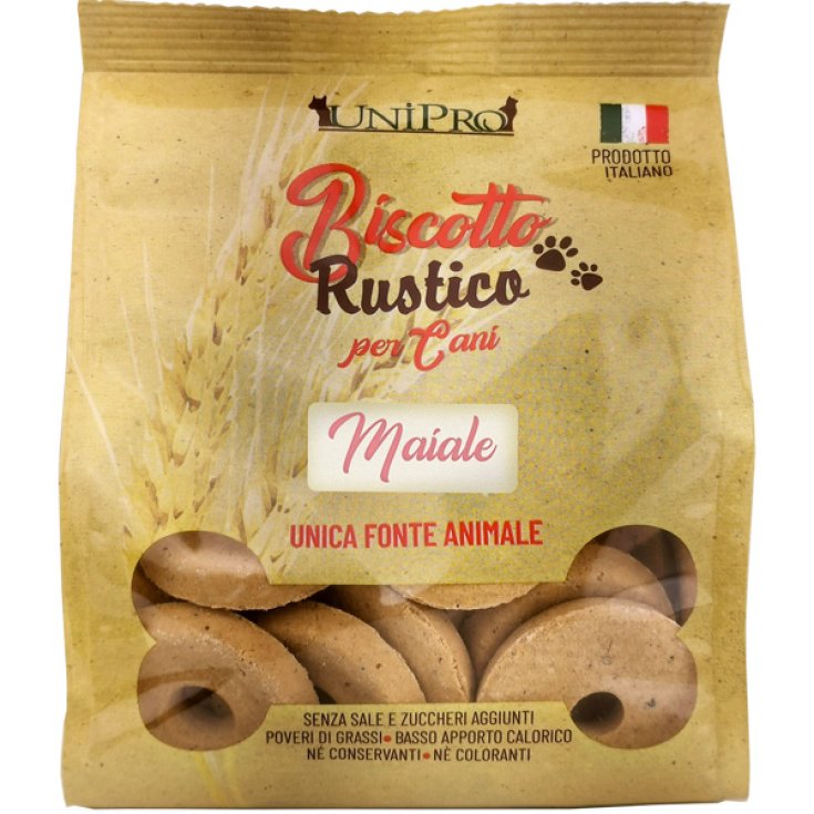 Biscotto Rustico per Cani al Maiale - 300GR