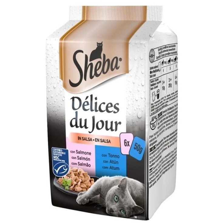 D&eacute;lices Du Jour con Salmone e Tonno in Salsa - da 50Gr.