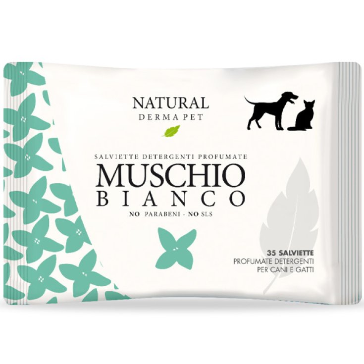 Salviette Detergenti Profumate al Muschio Bianco - 35 Salviette