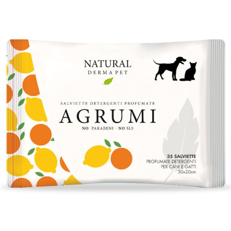 Salviette Detergenti Profumate agli Agrumi - 35 Salviette