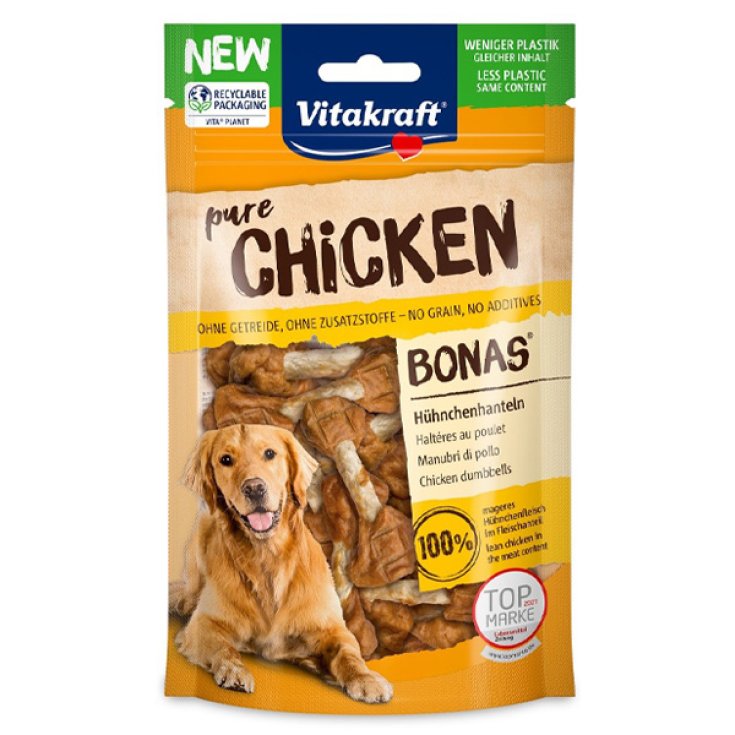 Dog Snack Chicken Bonas Manubri di Pollo - 80GR