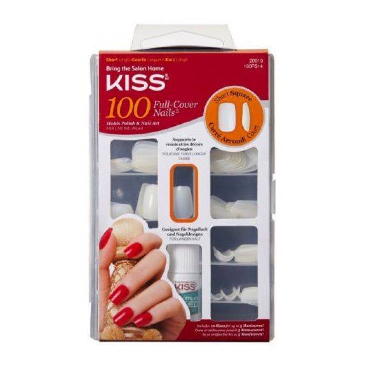 100 Full-Cover Nails Kiss 1 Kit
