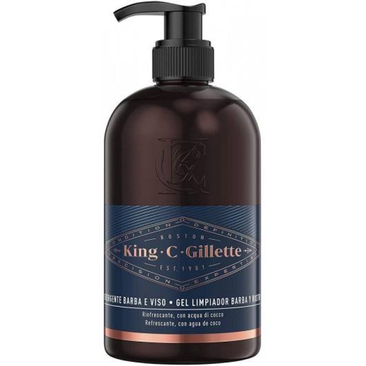 Gel Detergente Viso &&nbsp;Barba&nbsp;King&middot;C&middot;Gillette 350ml