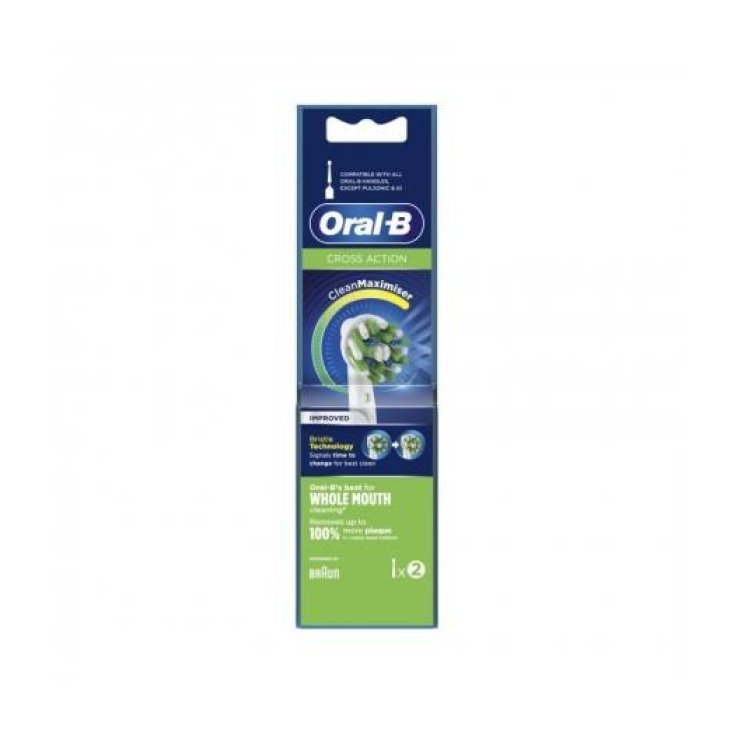 Cross Action Oral-B 2 Testine Di Ricambio