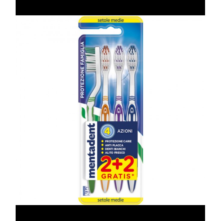 MENTADENT SPAZ PROT FAMIGLIA 2+2
