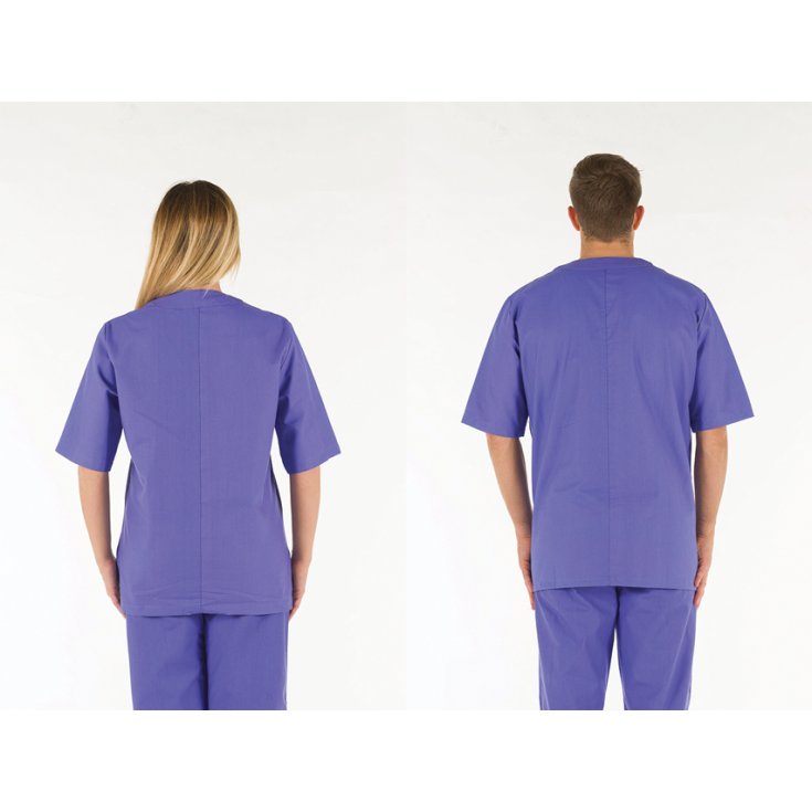 CASACCA COTONE AZZURRA L