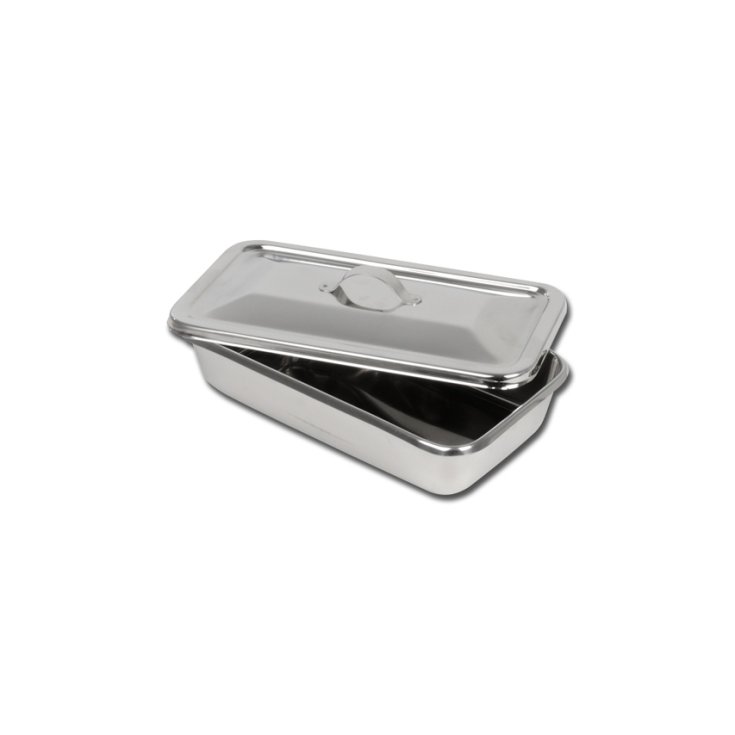 VASSOIO+COP INOX 223X126X45MM