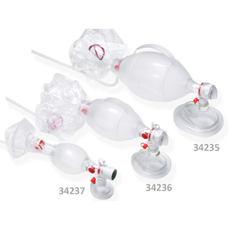 Pallone Rianimatore con Sacca n&deg;2 Mascherina n&deg;5 Ambu Spur II