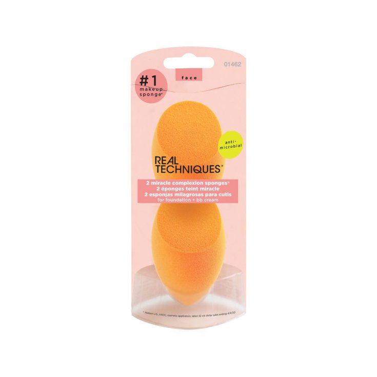 Miracle Complexion Sponge Duo Real Techniques 2 Pezzi