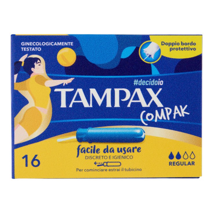 TAMPAX COMPAK REGULAR X 16 TAMPAX COMPAK REGULAR X 16