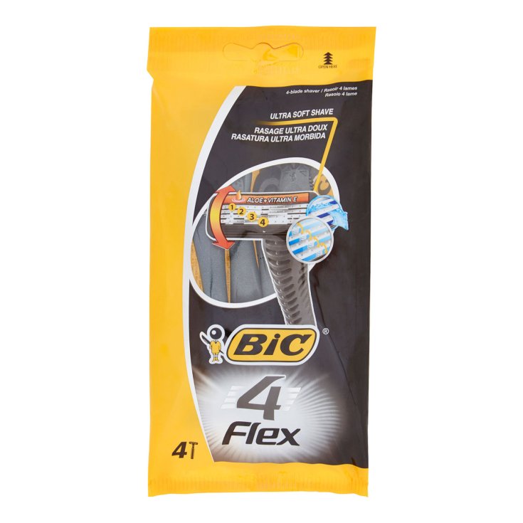 BIC RASOIO BARBA FLEX 4 X 4
