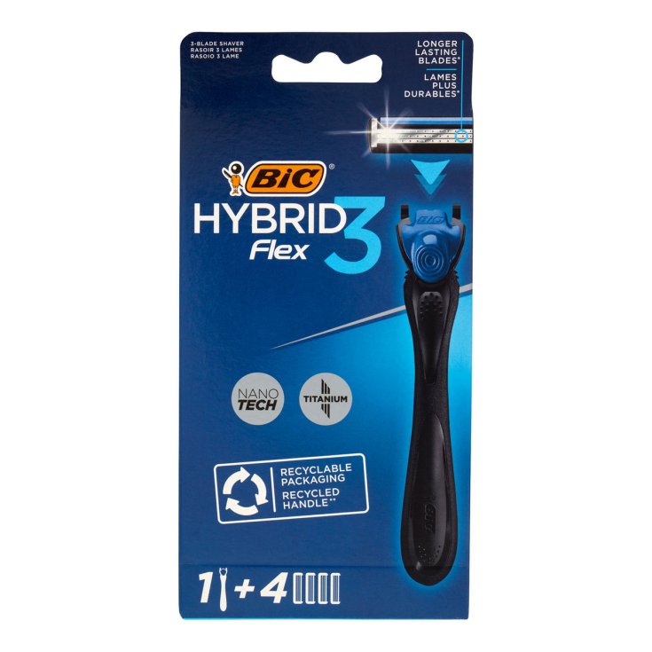 BIC HYBRID FLEX 3 RASOIO+4 RIC