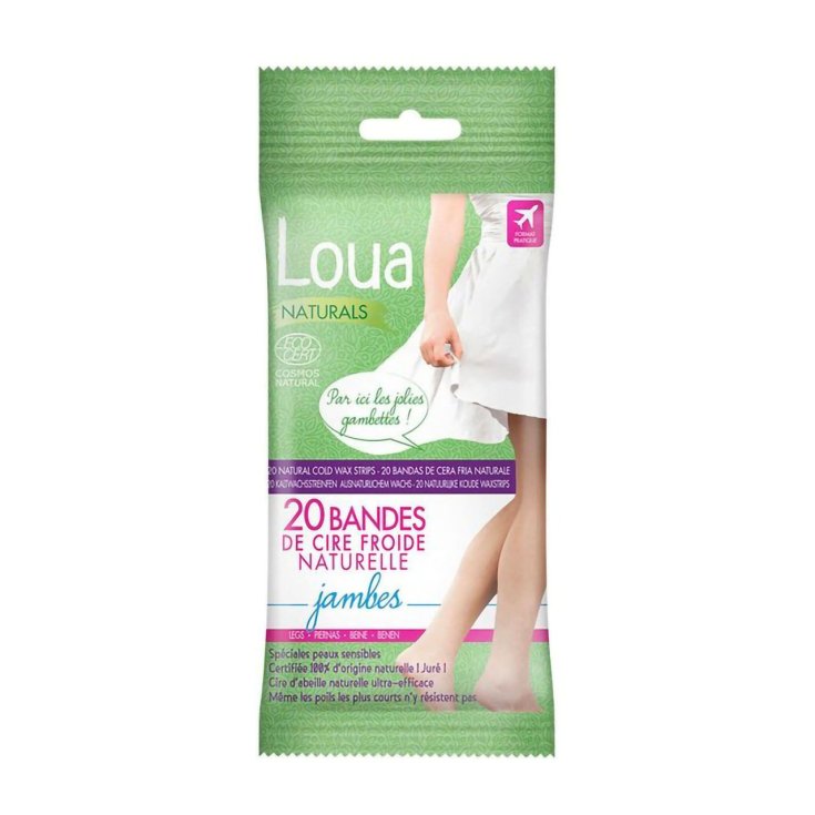 Strisce Depilatorie Naturals Corpo Loua 20 Pezzi