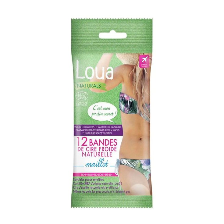 Strisce Depilatorie Naturals Inguine Loua 12 Pezzi