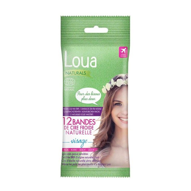 Strisce Depilatorie Naturals Viso Loua 12 Pezzi