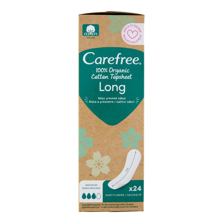 CAREFREE S/SLIP ORGANIC LONG 24PZ
