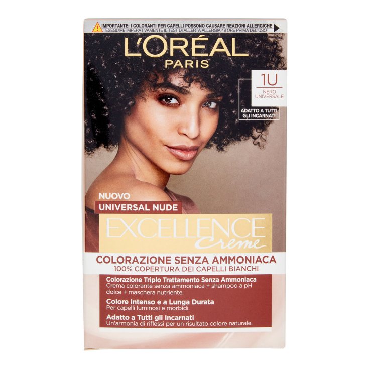 Excellence Universal Nude Colorazione Permanente 1U Nero L'OREAL