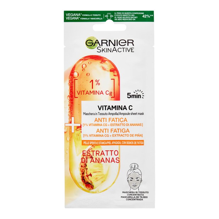 Maschera in Tessuto Ampolla Anti Fatica Garnier 1 Pezzo