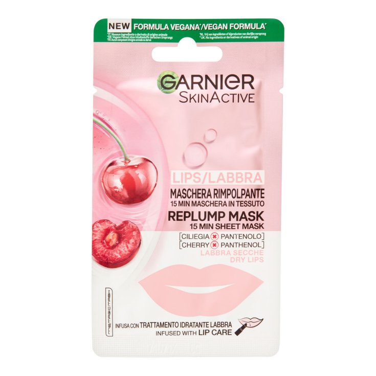 Maschera in Tessuto Labbra Rimpolpante Garnier 5g