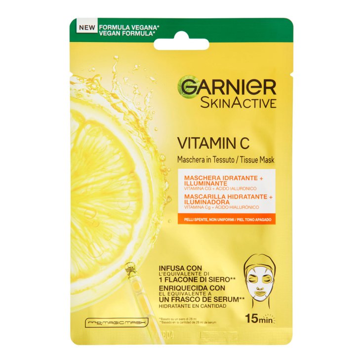 Maschera In Tessuto Vitamina C Garnier 1 Pezzo