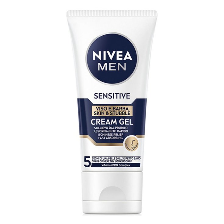 Sensitive Cream Gel Viso E Barba Nivea Men 50ml
