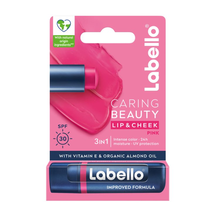 Caring&nbsp;Beauty&nbsp;Pink Labbra e Guance Labello 4,8g