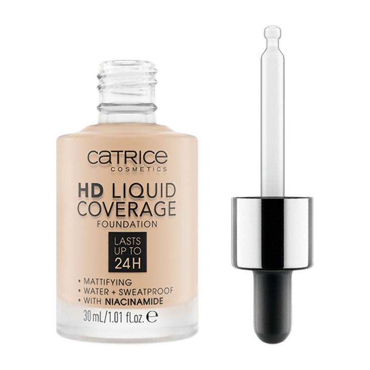 Catrice Hd Liquid Coverage Foundation Lasts Up Tp 24h 010 Light Beige 30ml