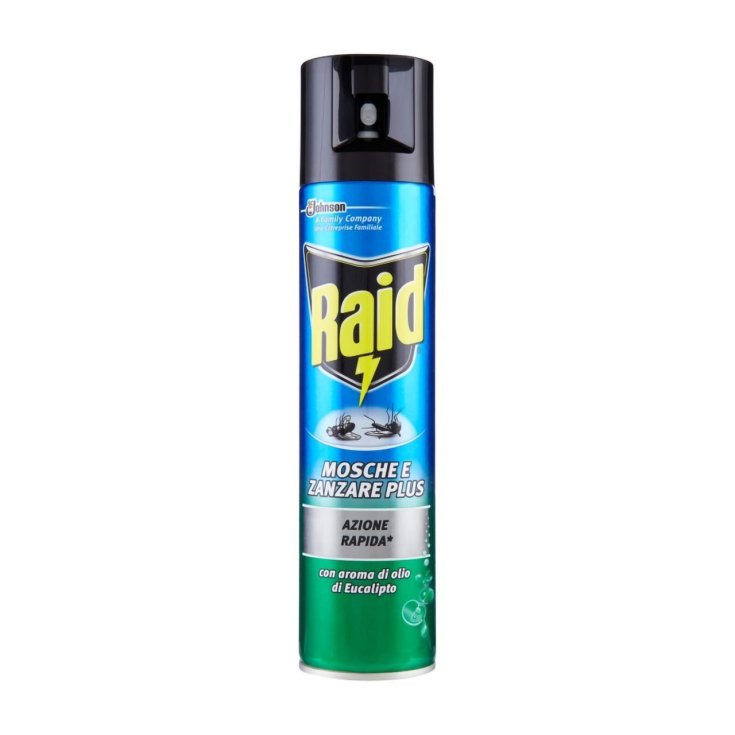 Raid Mosche e Zanzare Plus Eucalipto Johnson 400ml