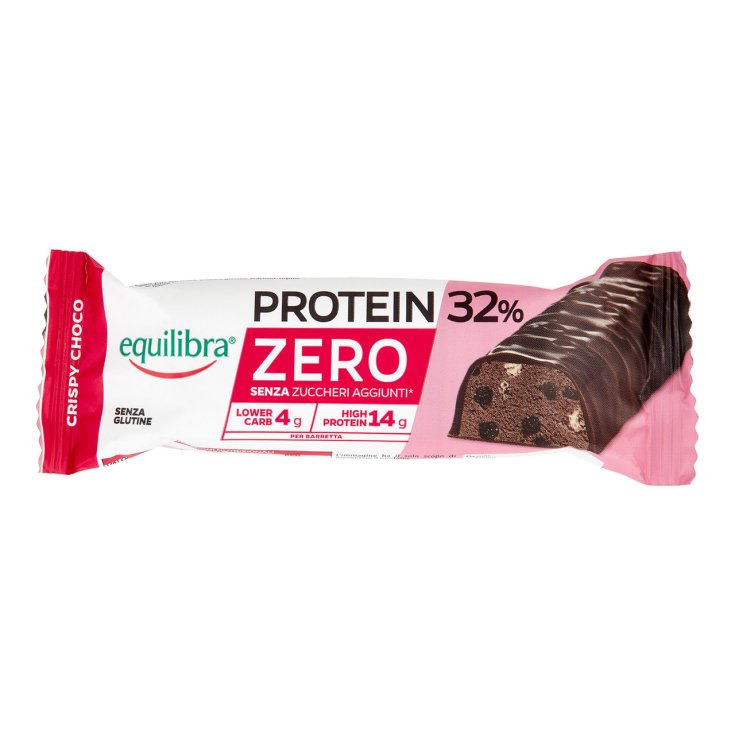 Protein 32% Zero Crispy Choco Equilibra&reg; 24x45g