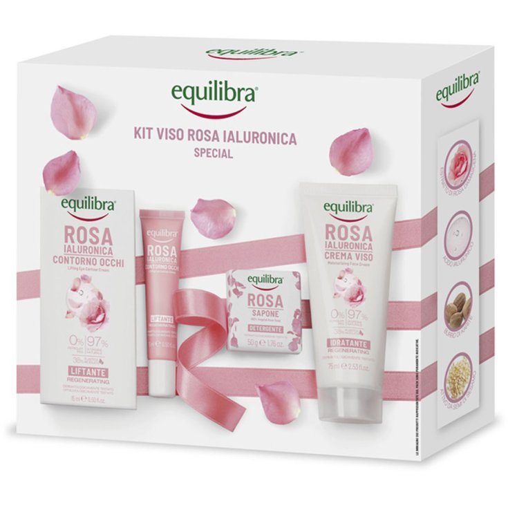 Kit Viso Rosa Ialuronica Special Equilibra® Cofanetto Kit Viso Rosa Ialuronica Special Equilibra® Cofanetto